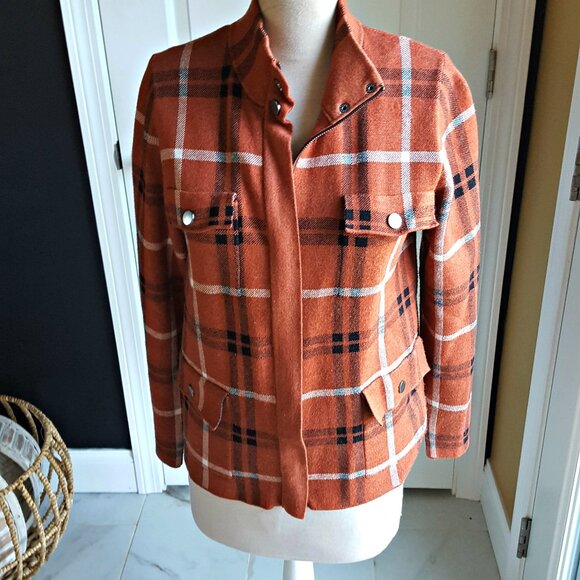 NWOT! COZY ZIPPERED Sweater SHACKET SZ L - Picture 1 of 5